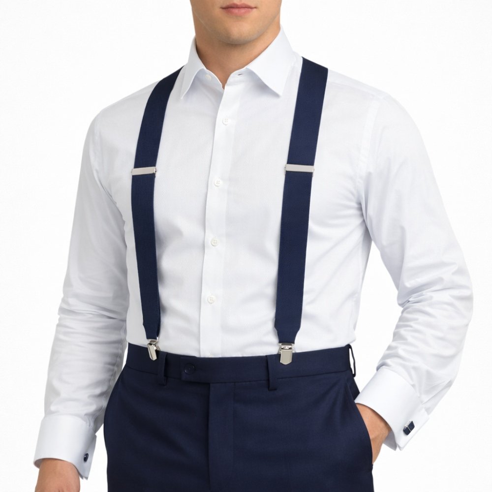 Suspensório Masculino Azul Marinho