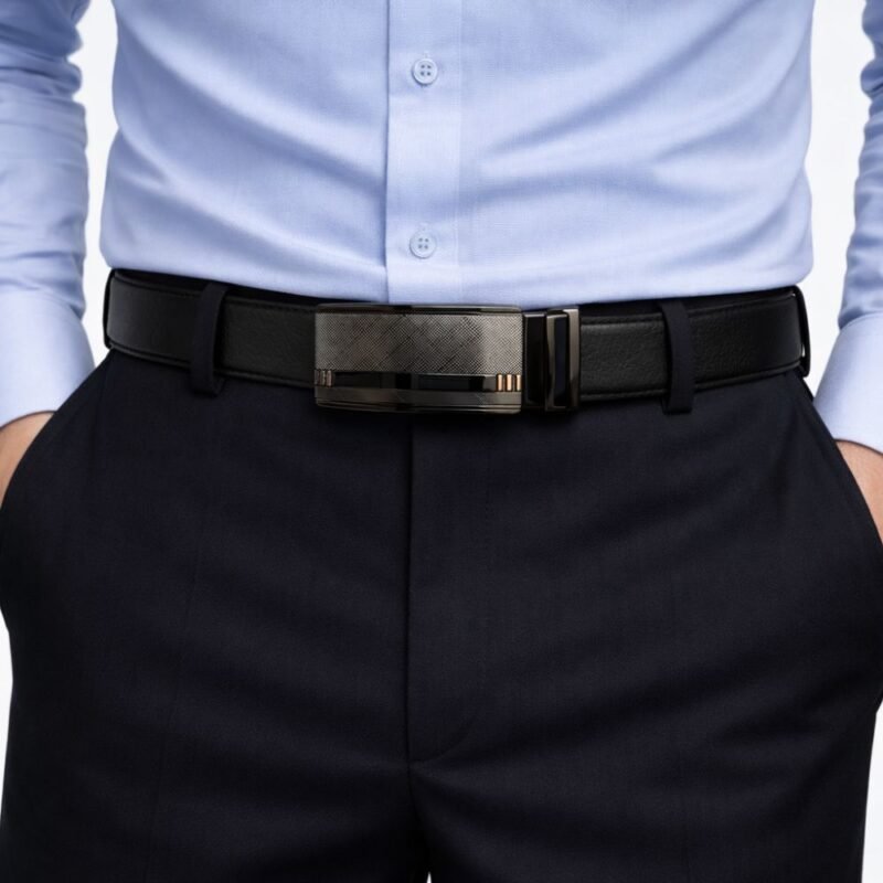 Cinto Social Automático Premium Ajuste por Catraca sem Furos