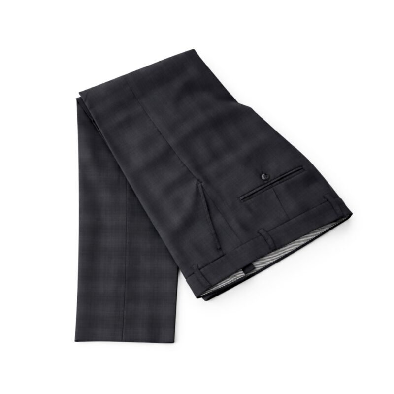 Calça Alfaiataria Gales Super Viscose Premium 30% Preto Executivo de Alto Padrão