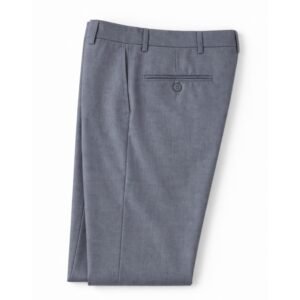 Calça de Alfaiataria Super Viscose Cinza Caimento Premium