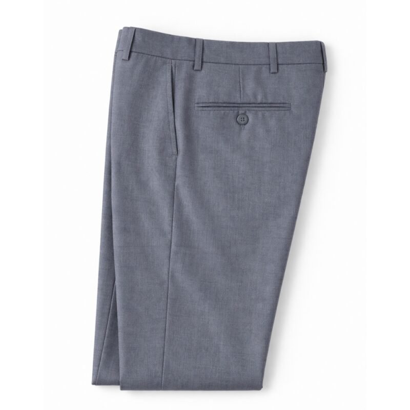 Calça de Alfaiataria Super Viscose Cinza Caimento Premium