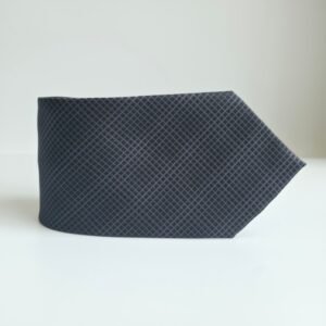 Gravata Kenneth Cole New York Cinza em 100% Seda Elegante – 10 cm/ 1,53 cm Tradicional Larga