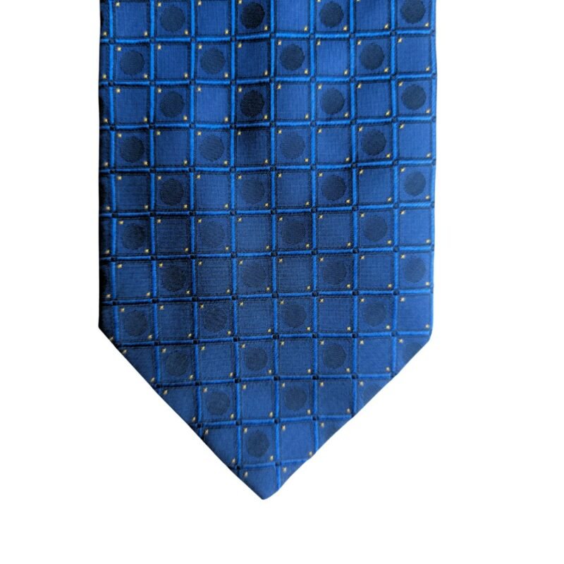 Gravata Uomo Couture Vito Rufolo Azul Royal – 100% – 10 cm/ 1,47 cm Tradicional Larga