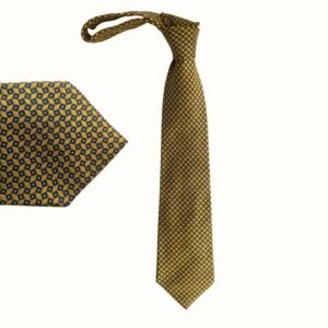 Gravata Lands’ End 100% Seda Premium – Larga, Robusta e Encorpada | Made in USA – 10 cm/ 1,62 cm Tradicional Larga