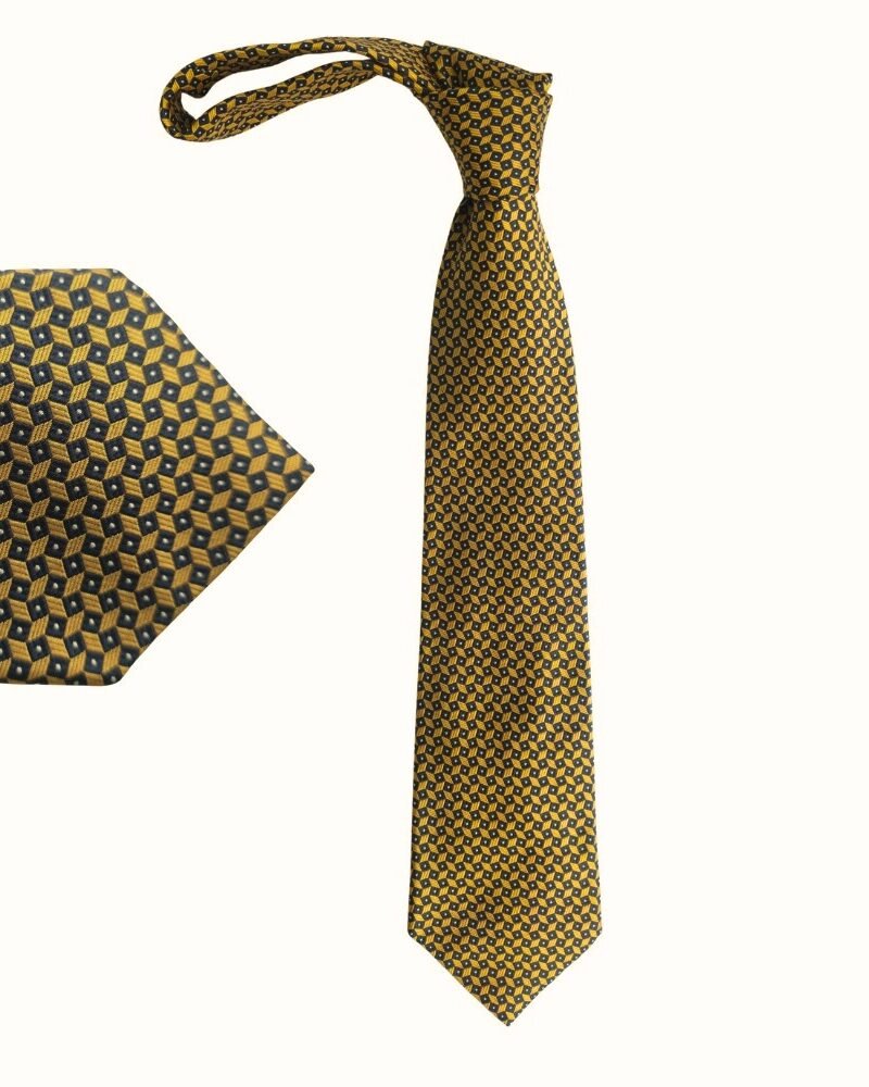 Gravata Lands’ End 100% Seda Premium – Larga, Robusta e Encorpada | Made in USA – 10 cm/ 1,62 cm Tradicional Larga