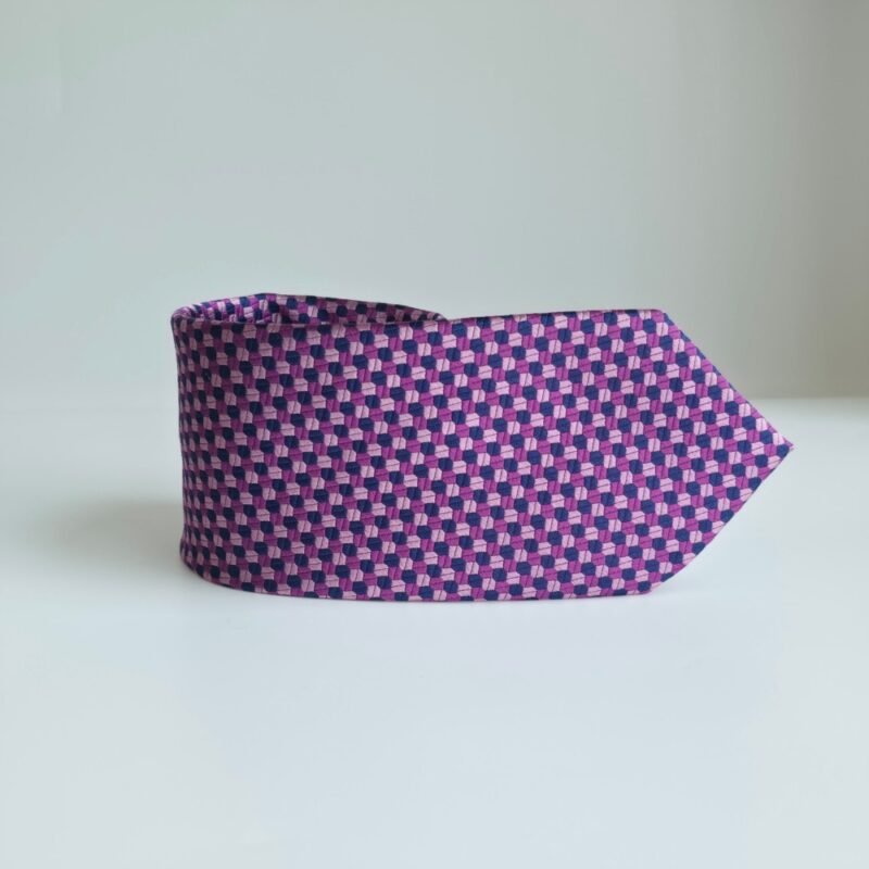 Gravata Haines & Donner of London 100% Seda – Modelo Robusto e Encorpado com Padrão Marcante -8,5 cm/ 1,47 cm Tradicional Largo