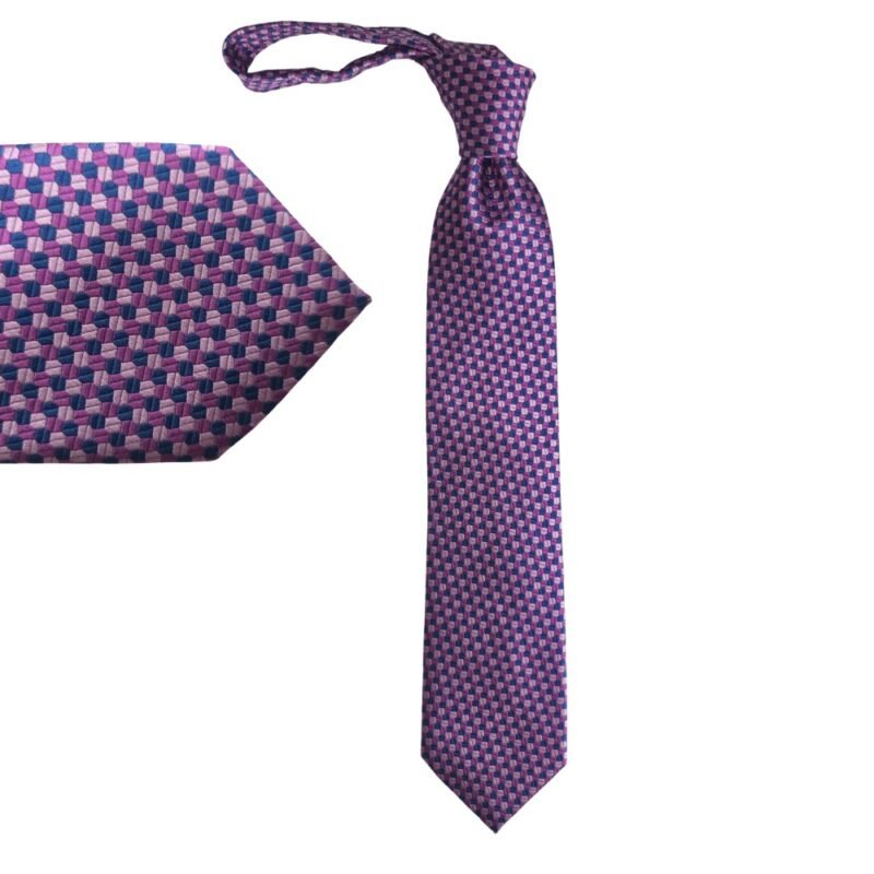 Gravata Haines & Donner of London 100% Seda – Modelo Robusto e Encorpado com Padrão Marcante -8,5 cm/ 1,47 cm Tradicional Largo