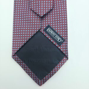 Gravata Lands’ End 100% Seda – Modelo Largo, Robusto e com Nó Volumoso-9 cm/ 1,46 cm Tradicional Largo