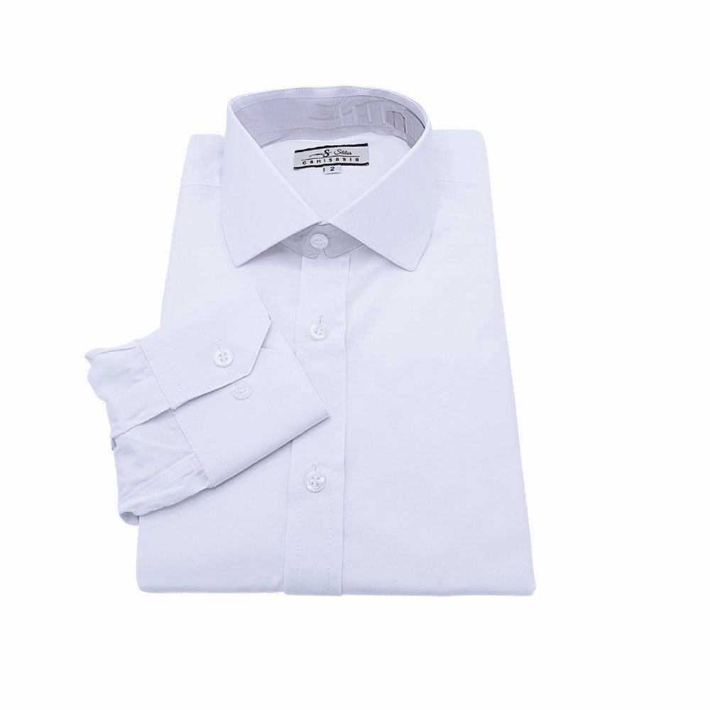 Camisa Social Branca Sulfite Italiana