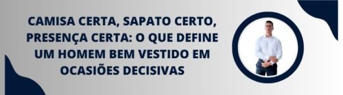 Camisa branca lisa italiana com punho para abotoadura da MS Stilos em modelo com vista frontal