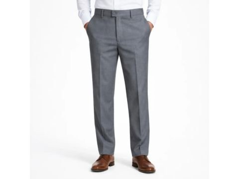 Calça de alfaiataria cinza em super viscose com caimento premium da MS Stilos