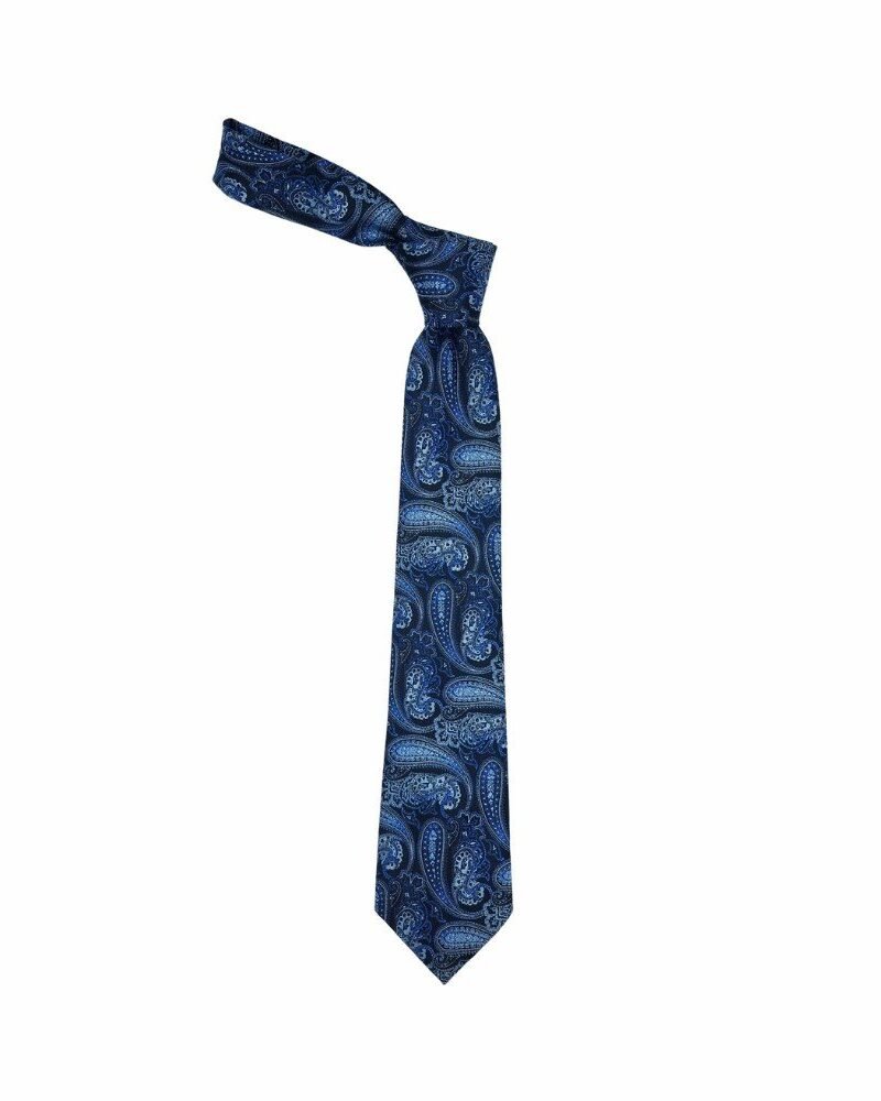 Gravata Tradicional Azul Cashmere