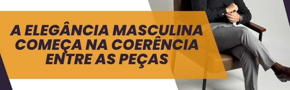 Elegância masculina com calça de alfaiataria e sapato social em composição sofisticada.