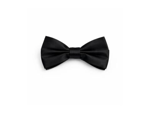 Gravata borboleta preta masculina da MS Stilos para ocasiões especiais