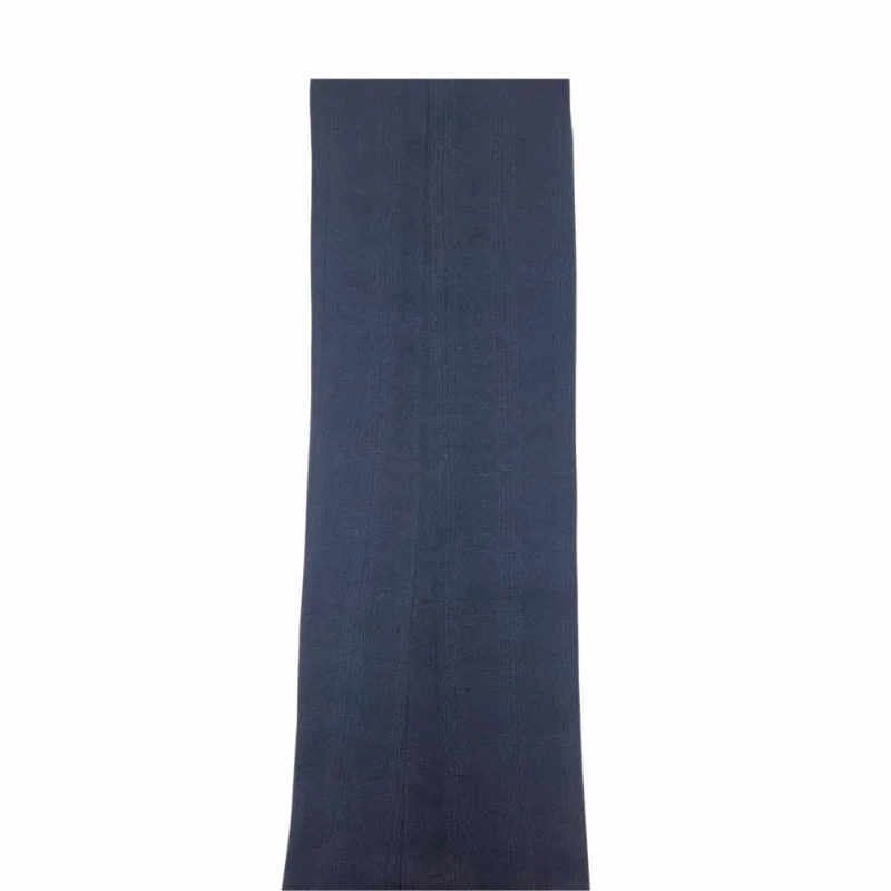 Detalhe do tecido xadrez príncipe de gales azul noite com 4% viscose
