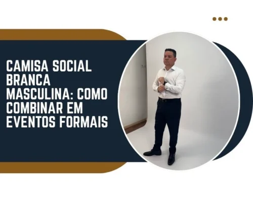 Executivo em camisa social branca com traje formal completo