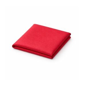 Lenço De Bolso Vermelho Texturizado Elegância Intensa E Moderna — acessório