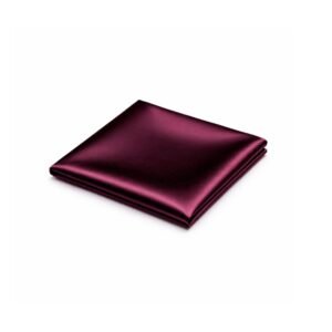 Lenço De Bolso Vinho Imperial Acetinado Sofisticação