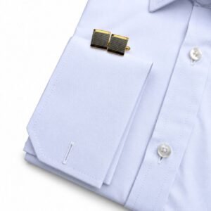 Camisa Branca Lisa Fio Egípcio Francesa Algodão 3% Elastano