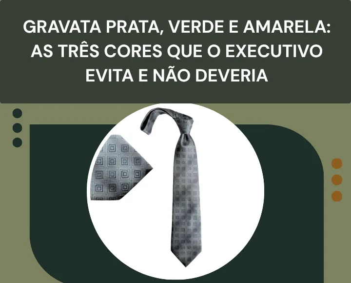 Gravata prata masculina em seda